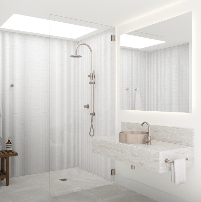 Meir Glass to Wall Shower Door Hinge - Various Colour Finishes