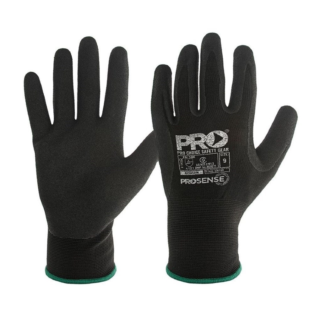 Pro Choice Assassin Nitrile Grip Glove - 12 Pairs in 2 Colours and 5 Size Options