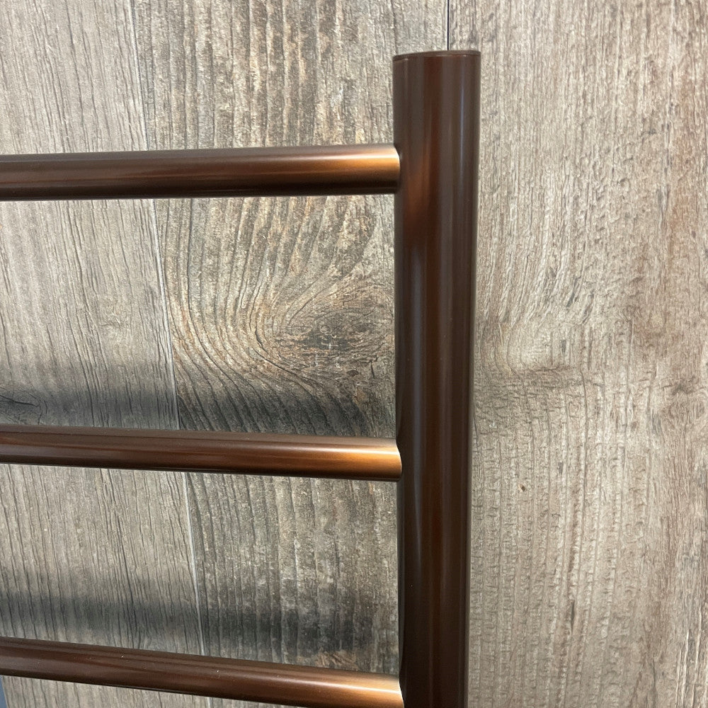 Radiant Heated Towel Rail (RTR01) 600mm x 800mm - 7 Round Bars - Multiple Colour Finishes