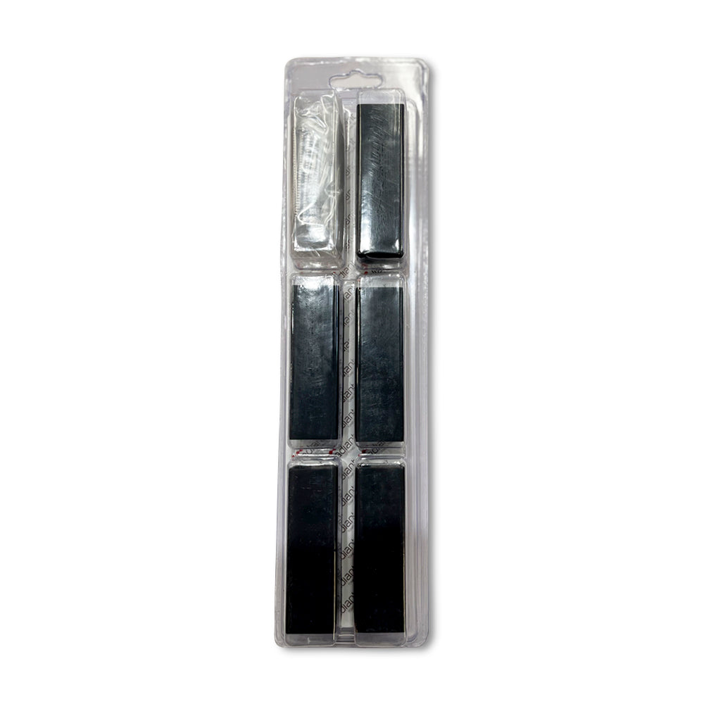 Radiant Full Set of Replacement SQUARE Bar 80mm Brackets & Fixings for STR Range of Towel Rails - Various Colour Finishes