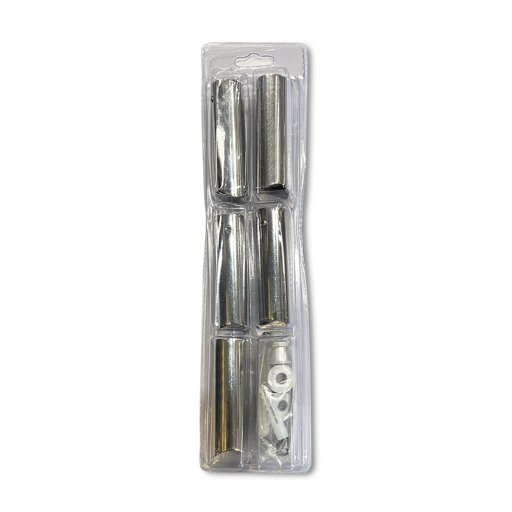 Radiant Full Set of Replacement Round Bar 80mm Brackets & Fixings for RTR Range of Towel Rails - Various Colour Finishes