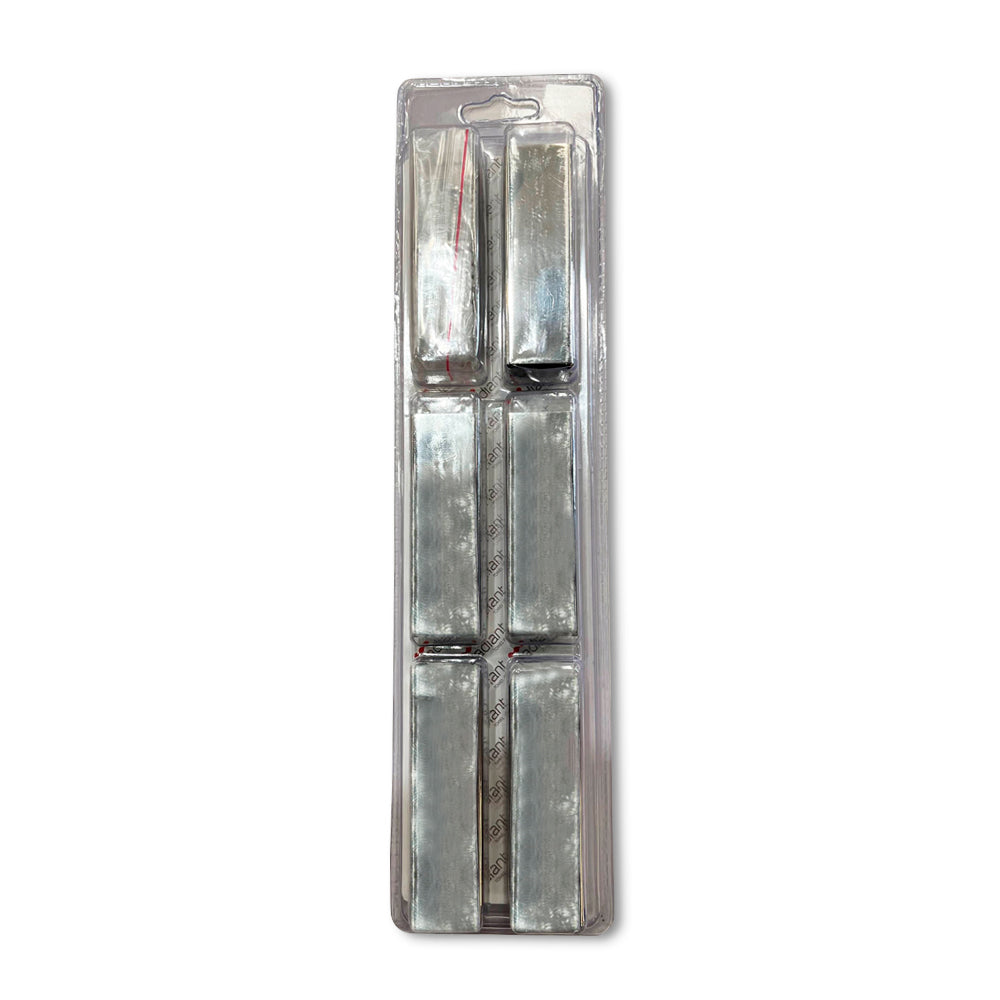 Radiant Full Set of Replacement SQUARE Bar 80mm Brackets & Fixings for STR Range of Towel Rails - Various Colour Finishes