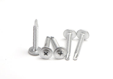 Pancake Head Galvanised Self Drilling Screw