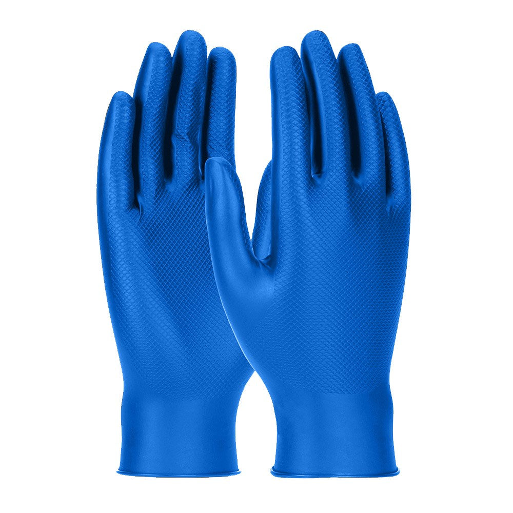 GRIPPAZ Food Plus 8mil 30cm Extended Use Gloves - 50 or 500 Pieces in 6 Size Options