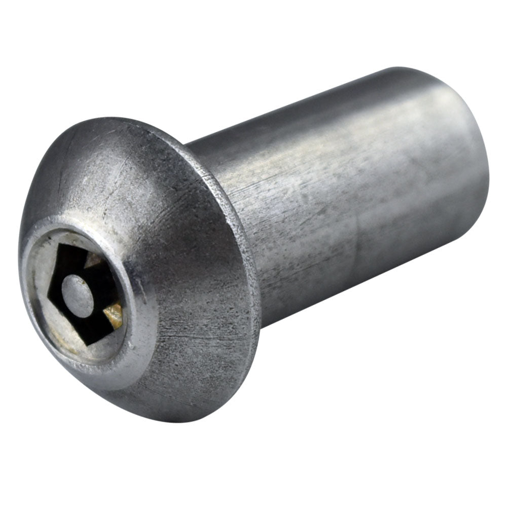 Pentaforce Button Head 304 Stainless Steel Barrel Nut M10 x 28mm PFD4 – Box of 100