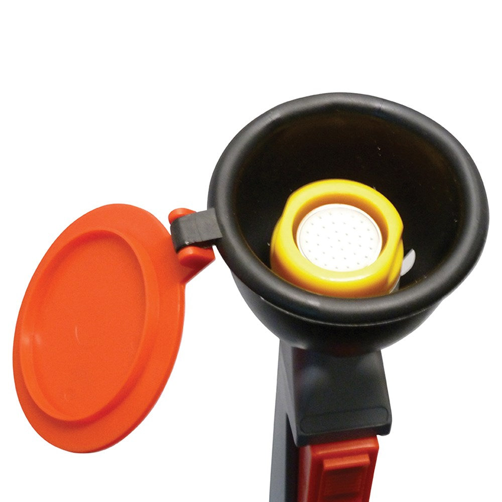 Pratt Hand Held Drench Hose Single Non Aerated Eye Wash 1.5m Hose and Optional Bracket