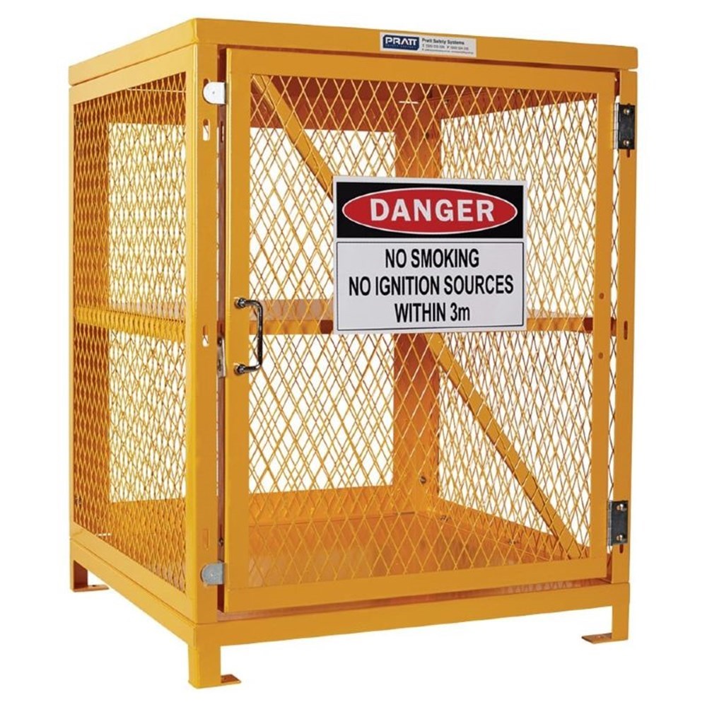 Pratt Aerosol Storage Cages - Multiple Storage Levels for Cans - Assembled or Flat-Pack