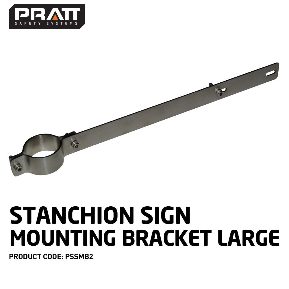 Pratt Emergency Shower & Eyewash Signs and Optional Wall Mounting Brackets