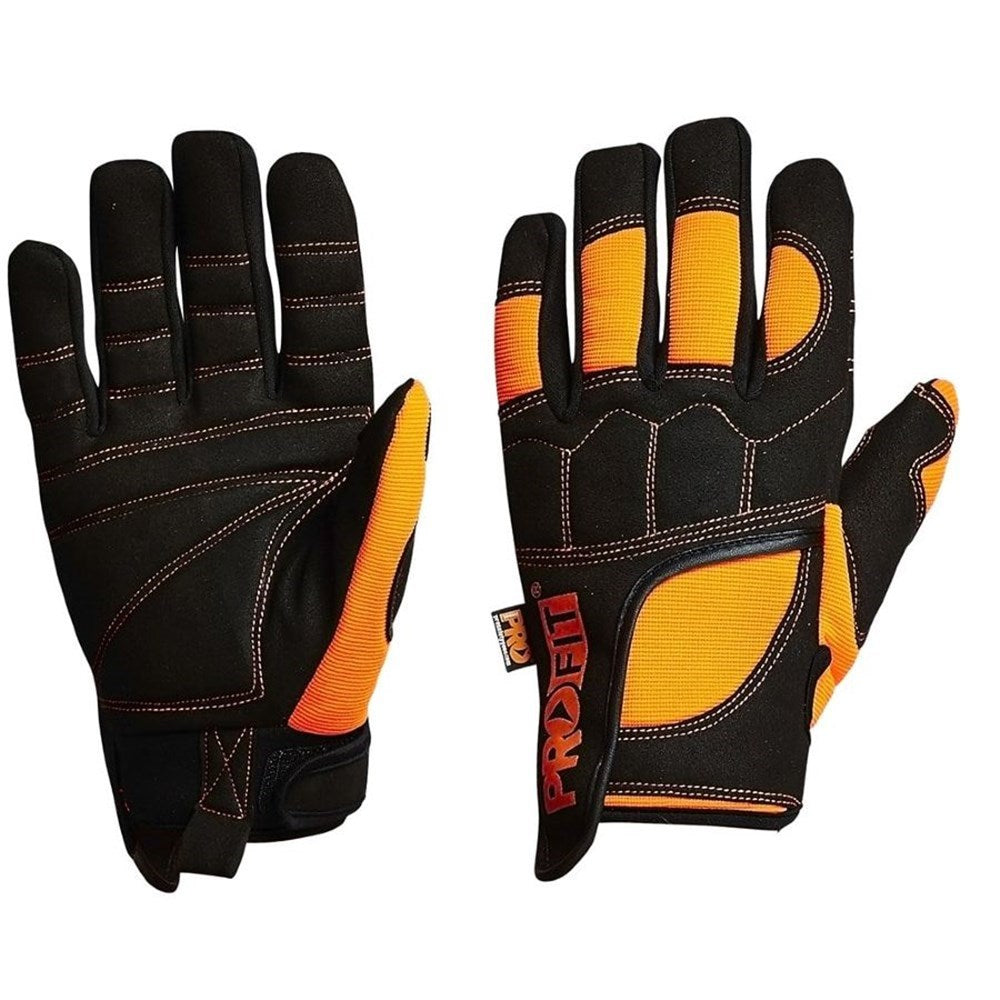 Pro Choice Profit Provibe Anti-Vibration Gloves - 1, 6 or 12 Pairs in 4 Size Options