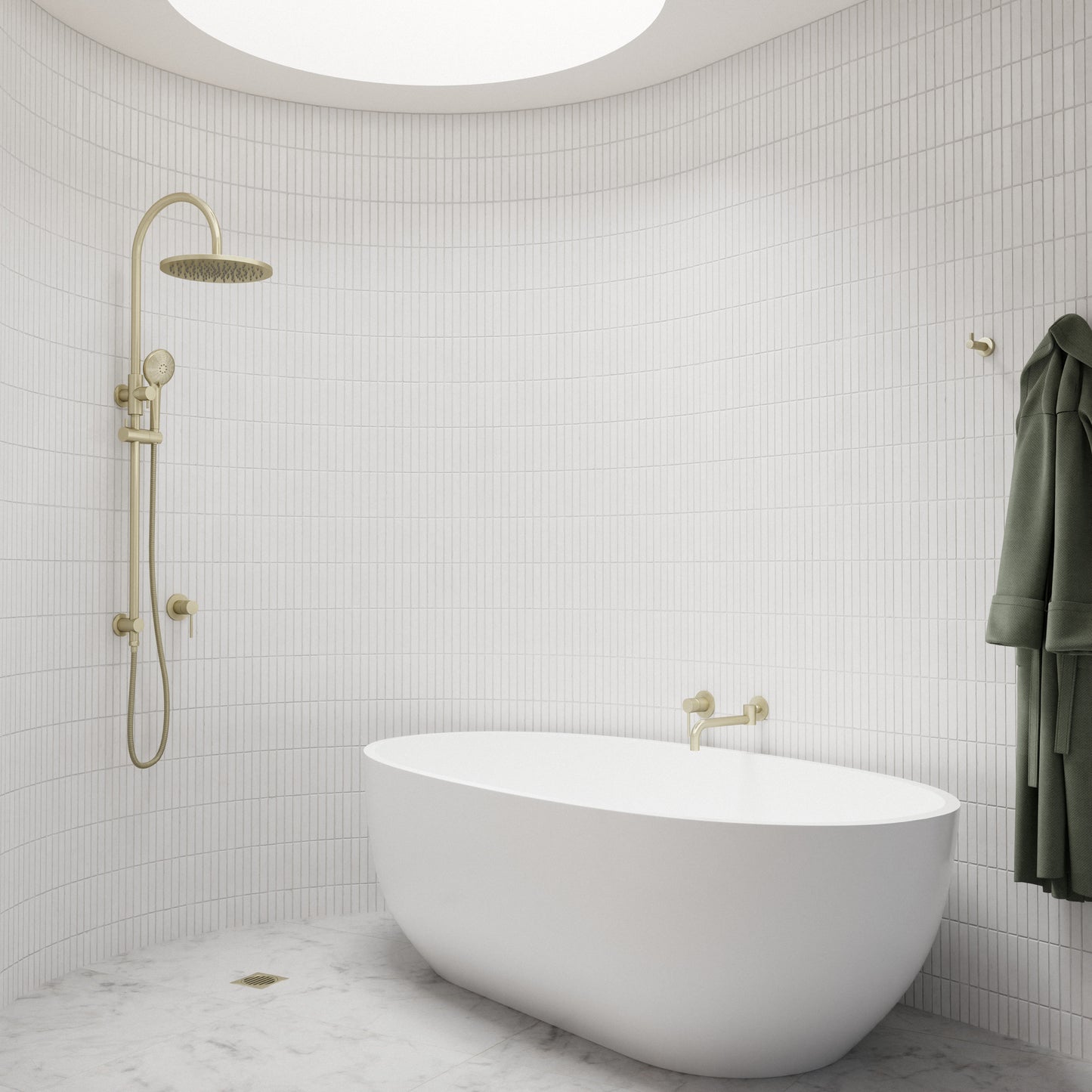 Meir Round Hand Shower Three Function - Replacement Wand