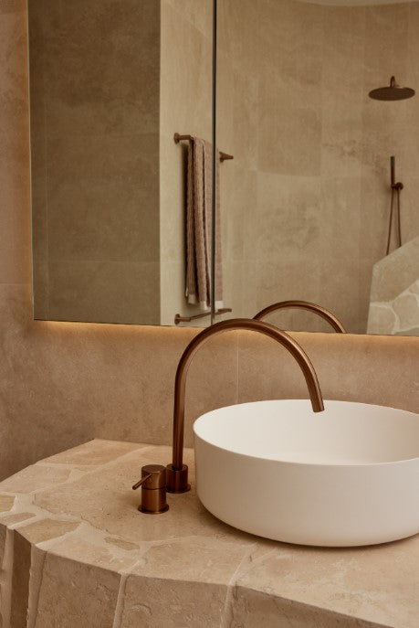 Meir Round Double Towel Rail 600mm in Round or Square Bar - Various Colour Finishes