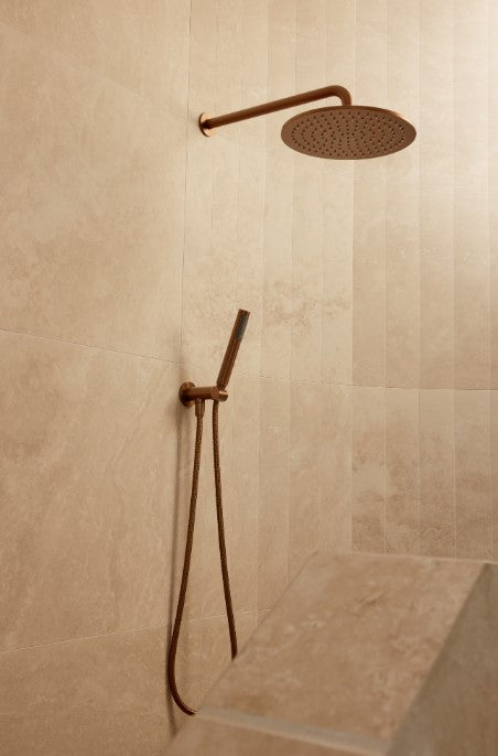 Meir Round Shower Rose 300mm - Various Colour Finishes