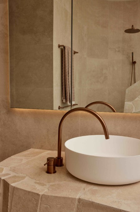 Meir Round Single Towel Rail 900mm - Various Colour Finishes