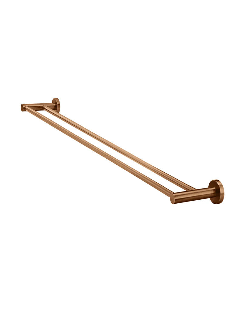 Meir Round Double Towel Rail 900mm - Various Colour Finishes