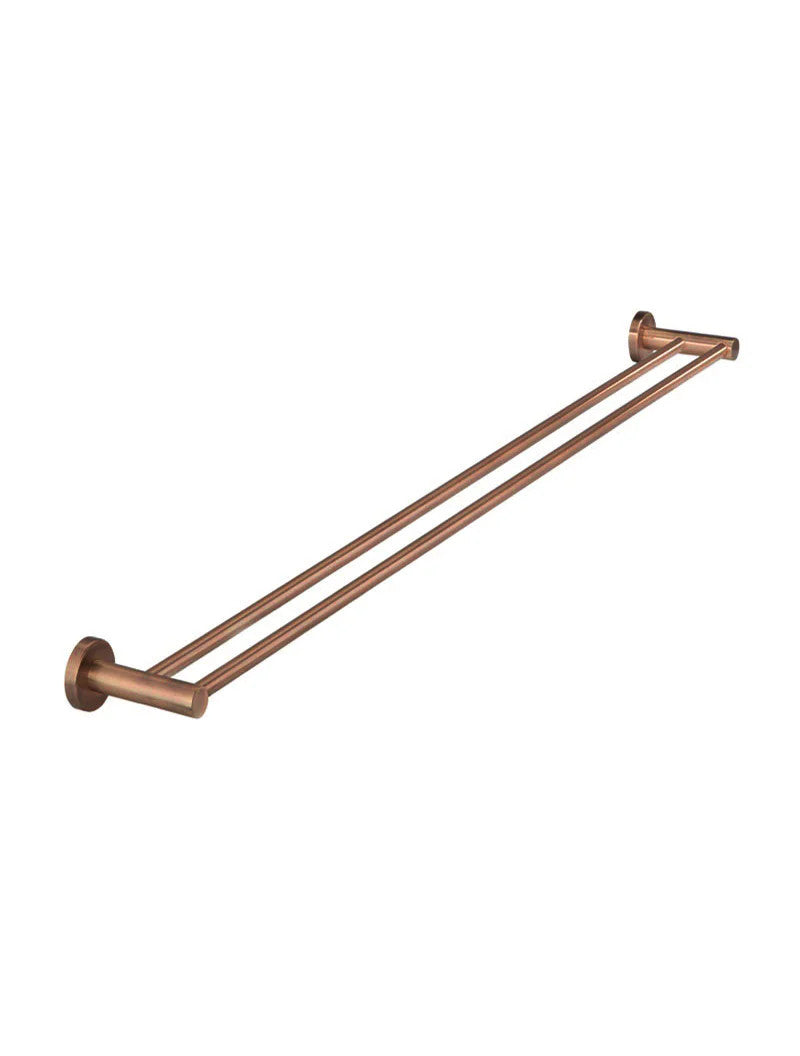 Meir Round Double Towel Rail 900mm - Various Colour Finishes