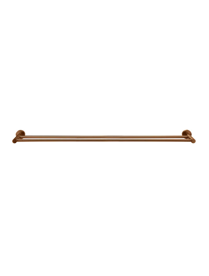 Meir Round Double Towel Rail 900mm - Various Colour Finishes