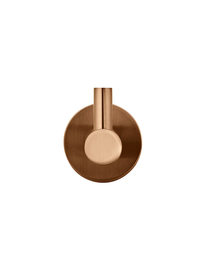 Meir Round Robe Hook - Various Colour Finishes