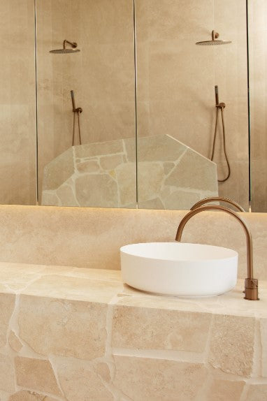 Meir Round Shower Rose 300mm - Various Colour Finishes
