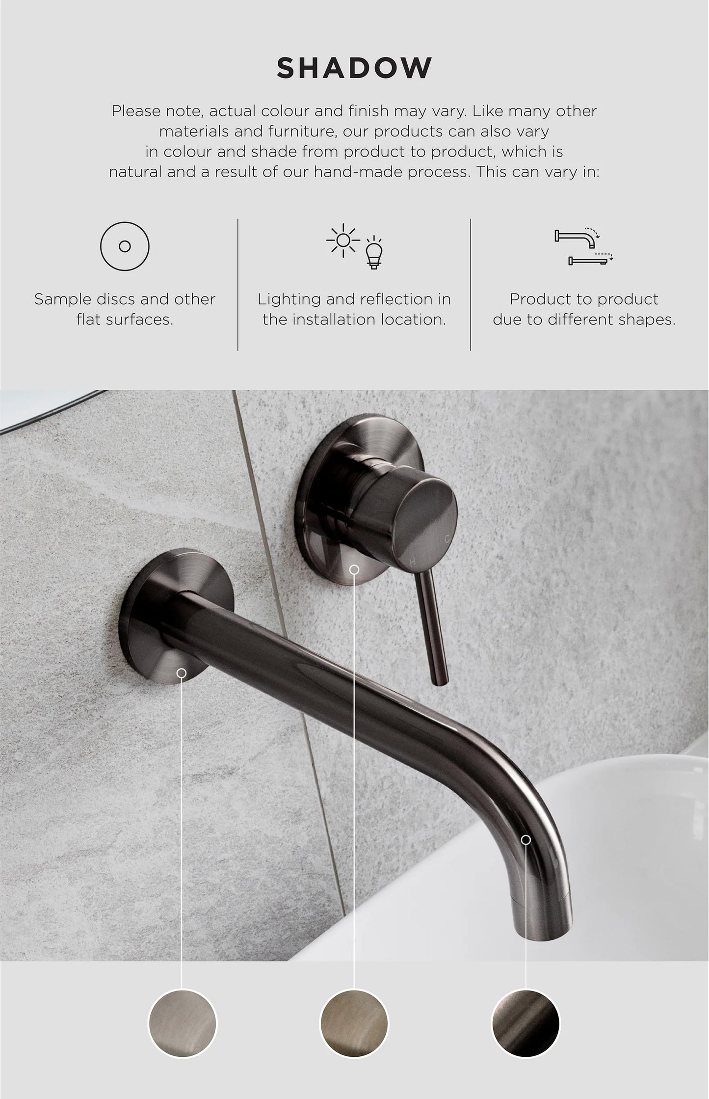 Meir Round Hand Shower Three Function - Replacement Wand