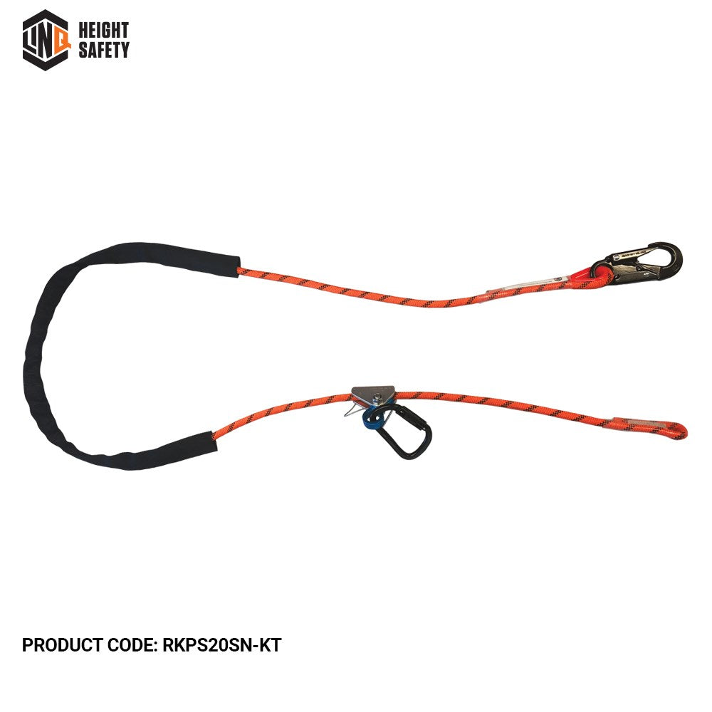 Linq 2m Rope Kernmantle - RG13D with Perm KTASA26 ERS Cover & Snap Hook To Thimble