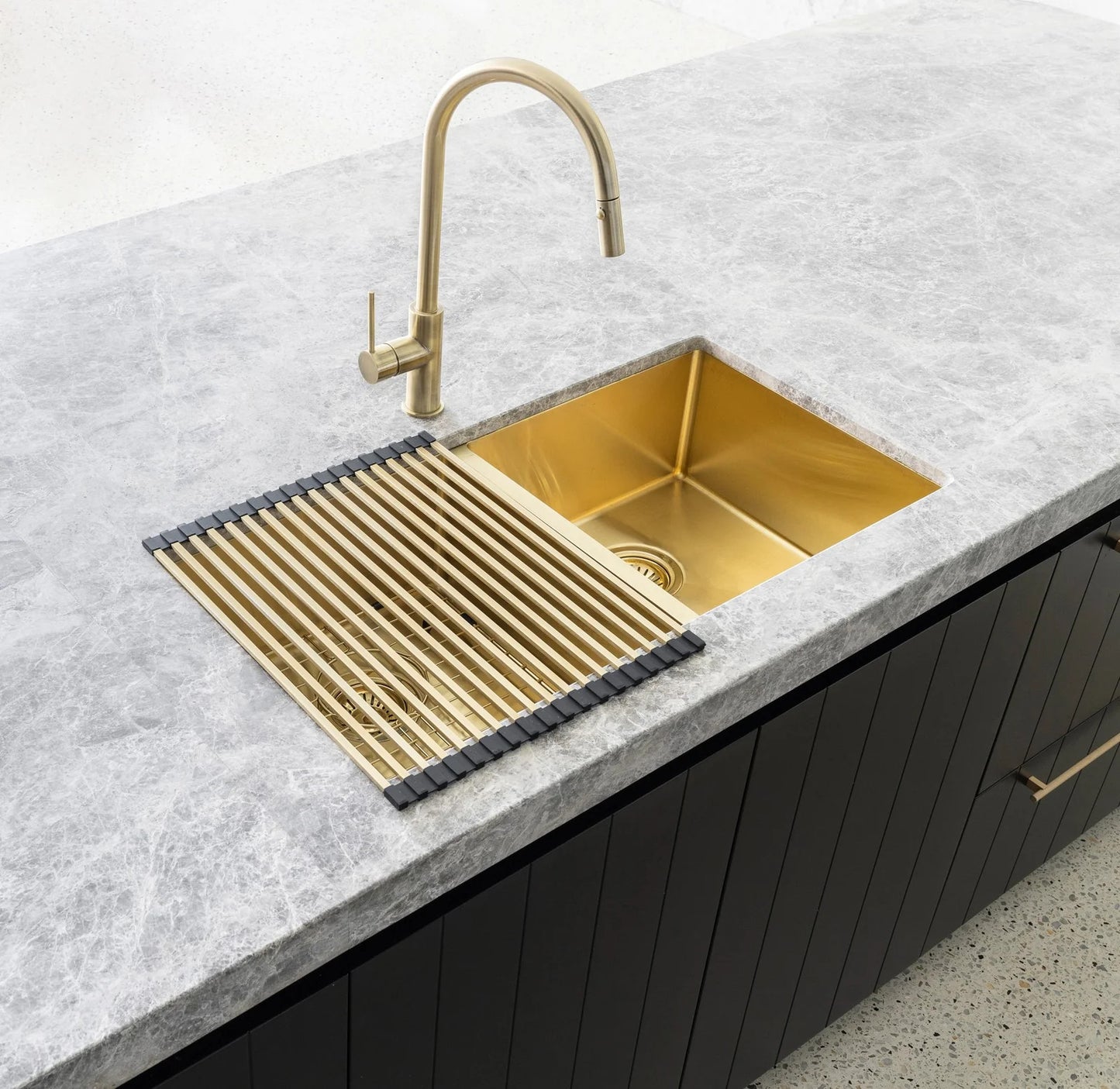 Meir Lavello Stainless Steel Rolling Mat Protector - 3 Colour Finishes