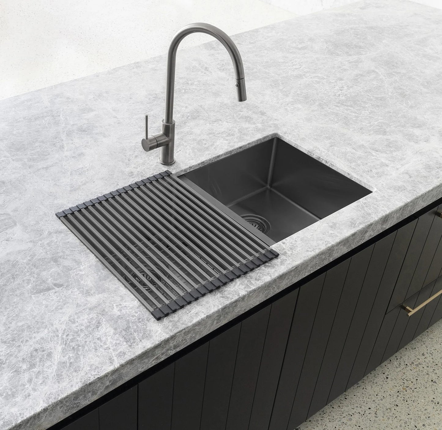 Meir Lavello Stainless Steel Rolling Mat Protector - 3 Colour Finishes