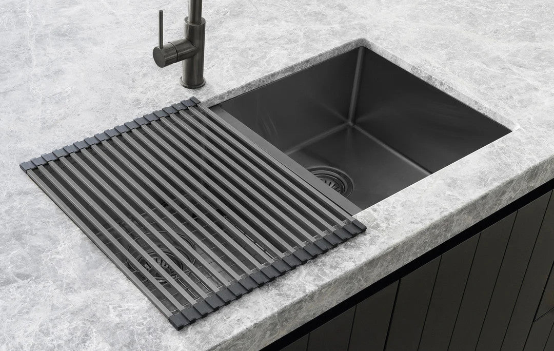Meir Lavello Stainless Steel Rolling Mat Protector - 3 Colour Finishes