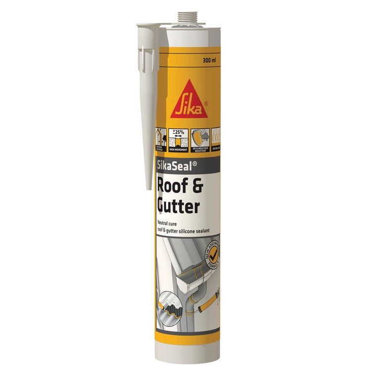 SikaSeal Roof & Gutter Sealant 300ml - Box of 12