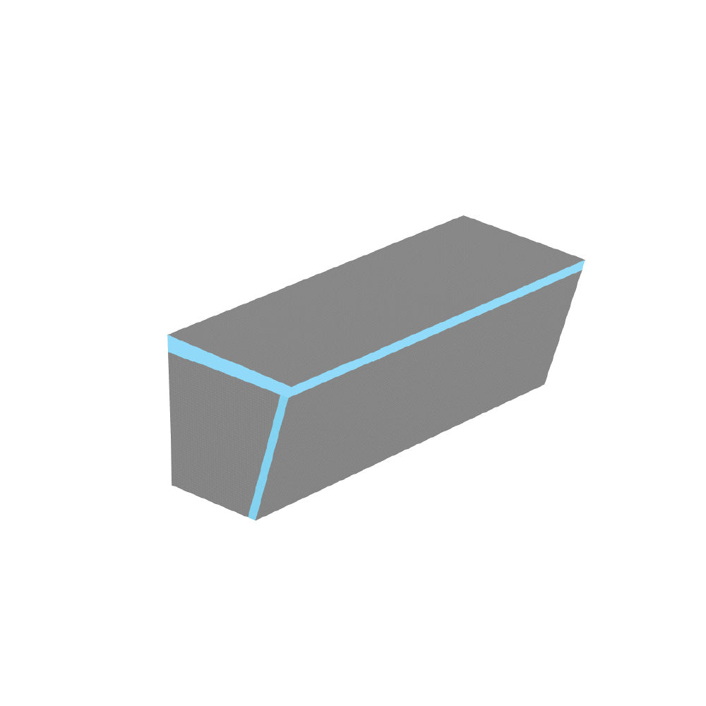 Radiant Thermasheet shower seat 1200 x 450 x 470 mm