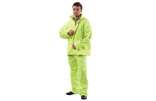 Prochoice Hi-Vis Yellow PVC Rain Suit - RSHV