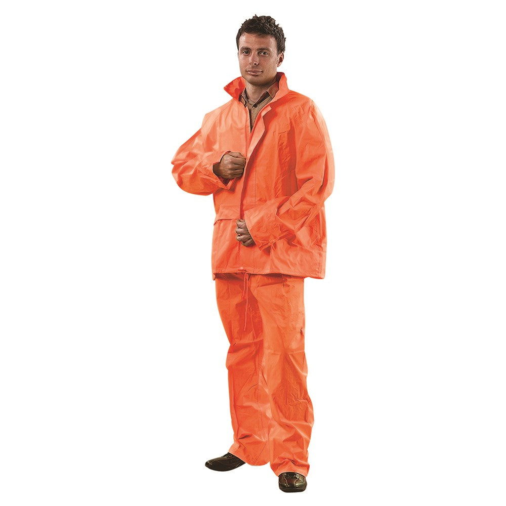 Hi Vis Rain Suit - 2 Colour Options in Various Sizes