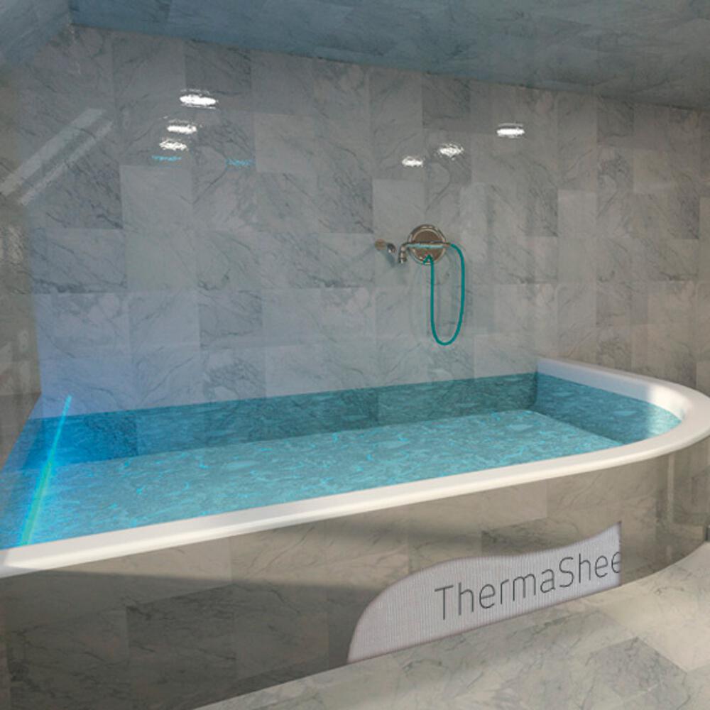 Radiant ThermaSheet Insulated CURVED Tile Backer Board - 30mm Thickness, 600mm Width - Boxes of 6 Sheets - Various Lengths
