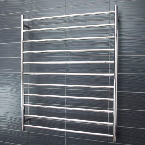 Radiant Heated Towel Rail (RTR05) 900mm x 1100mm - 11 bars ROUND
