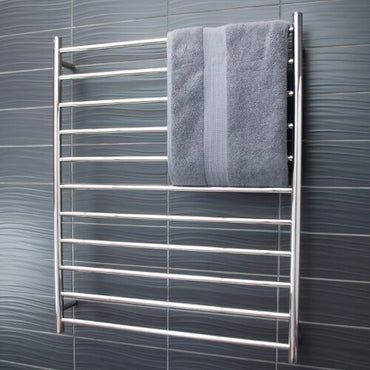 Radiant Heated Towel Rail (RTR05) 900mm x 1100mm - 11 bars ROUND