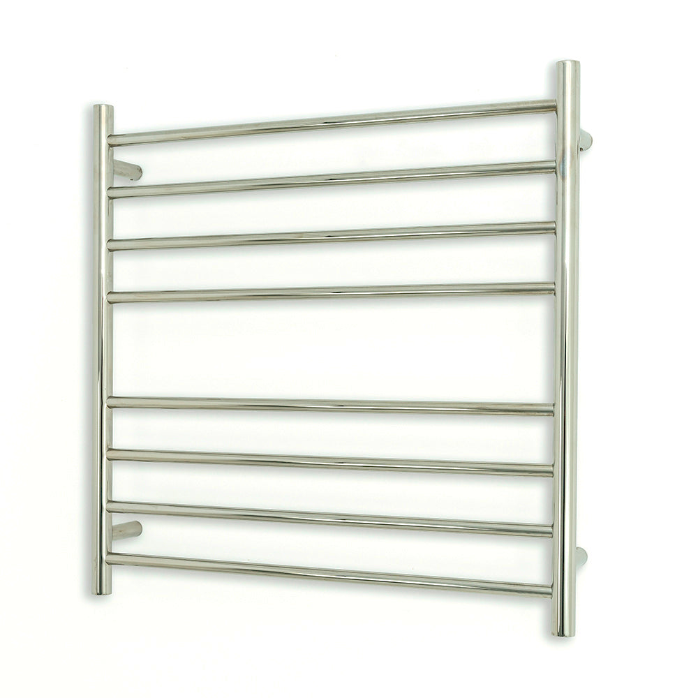 Radiant Heated Towel Rail (RTR06) 750mm x 750mm - 8 Round Bars - Multiple Colour Finishes