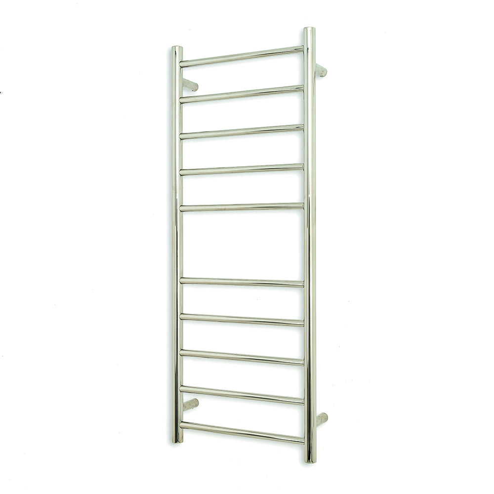Radiant LOW Voltage Heated Towel Rail (12V-RTR430) 430mm x 1100mm - 10 bars (ROUND) - Multiple Colour Finishes