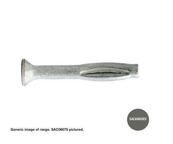 Macsim Countersunk SPLITZ Anchor Galvanised - Various Sizes and Quantities