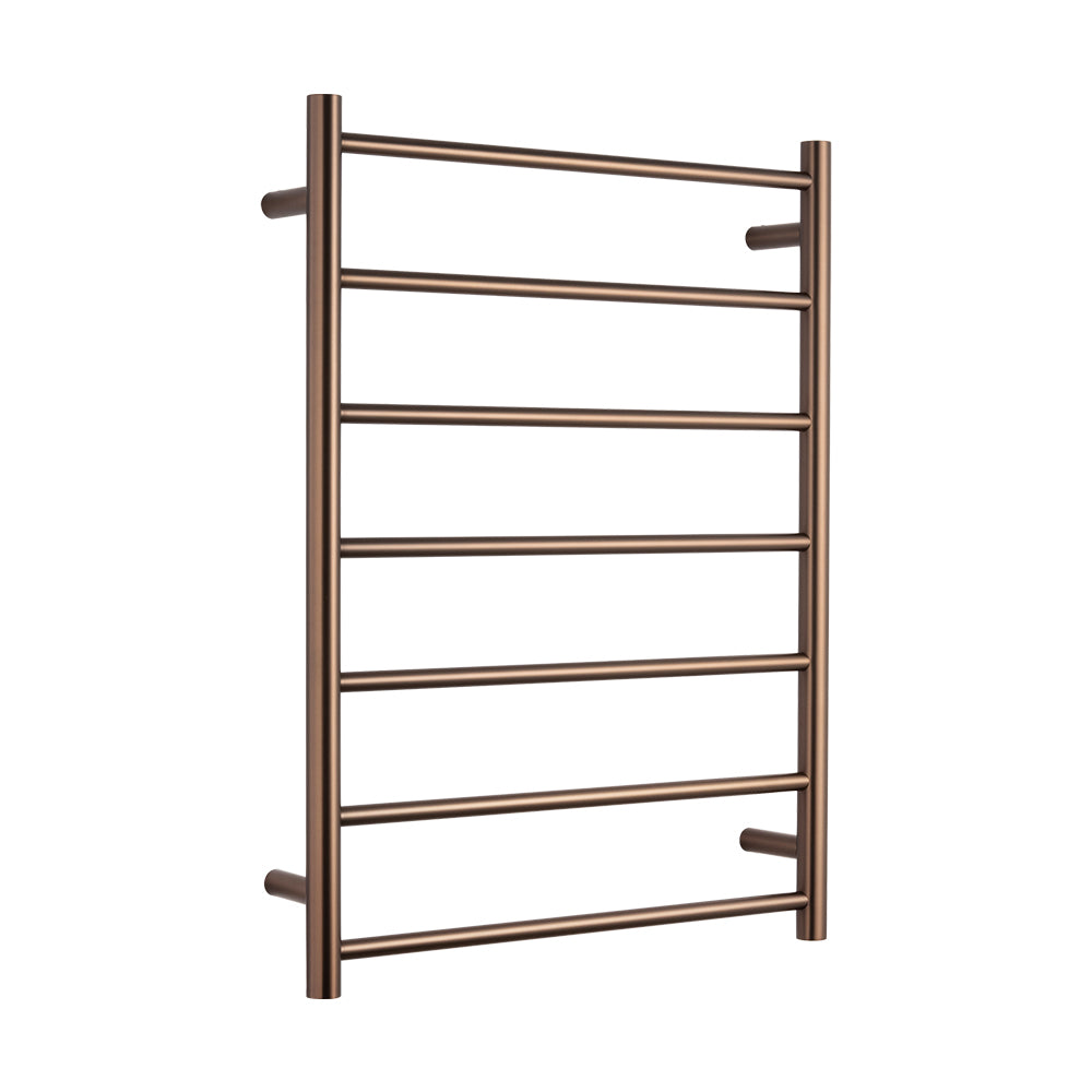 Radiant Heated Towel Rail (RTR01) 600mm x 800mm - 7 Round Bars - Multiple Colour Finishes
