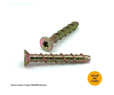 Countersunk Screwbolt Diameter x Length Galvanised or Zinc