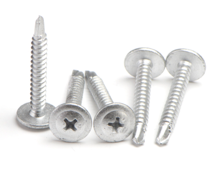 Macsim Button Head Self Drilling Screws (Phillips Drive) Galvanised - Various Sizes and Quantities