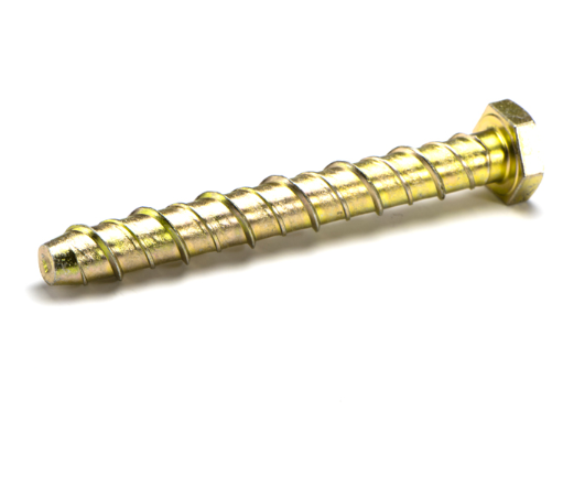 Flanged Hex Head Zinc Screwbolt - Various Diameter x Length and Box Quantities