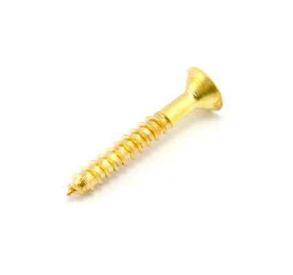 Macsim Wood Screws Solid Brass - Various Sizes and Quantities