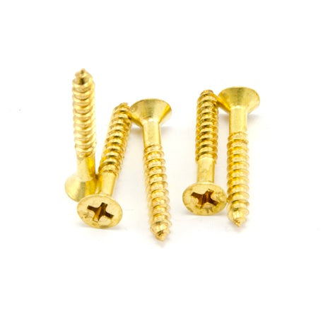 Macsim Wood Screws Solid Brass - Various Sizes and Quantities