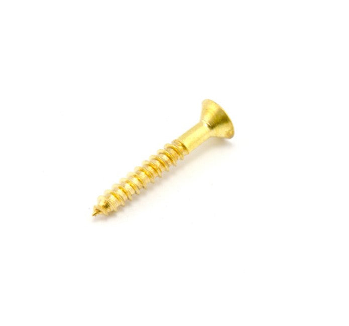 Macsim Solid Brass wood screws - gauge x length x box quantity
