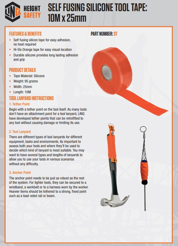 Linq Height Safety Tool Lanyard Accessories - Various Options