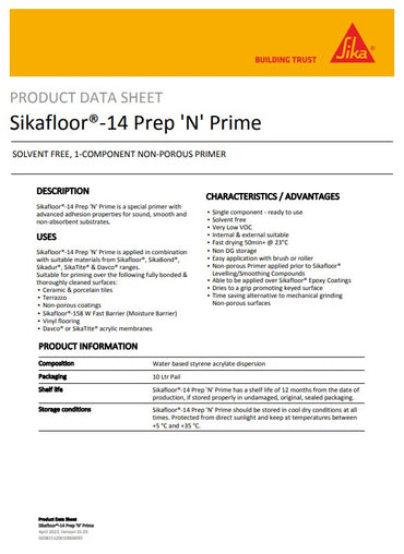SikaFloor-14 Prep N Prime 10L