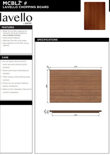 Meir Lavello Chopping Board