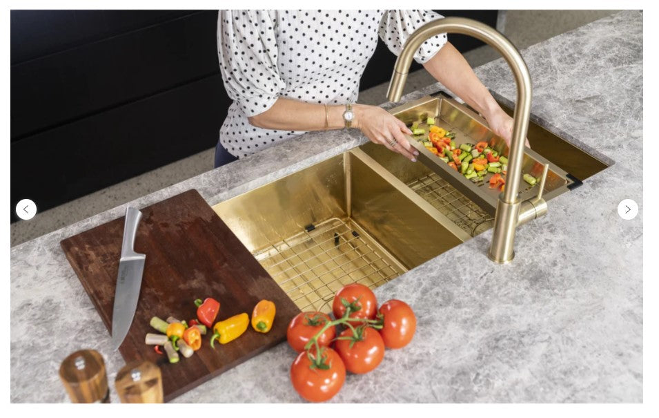 Meir Lavello Kitchen Sink Colander - 3 Colour Finishes