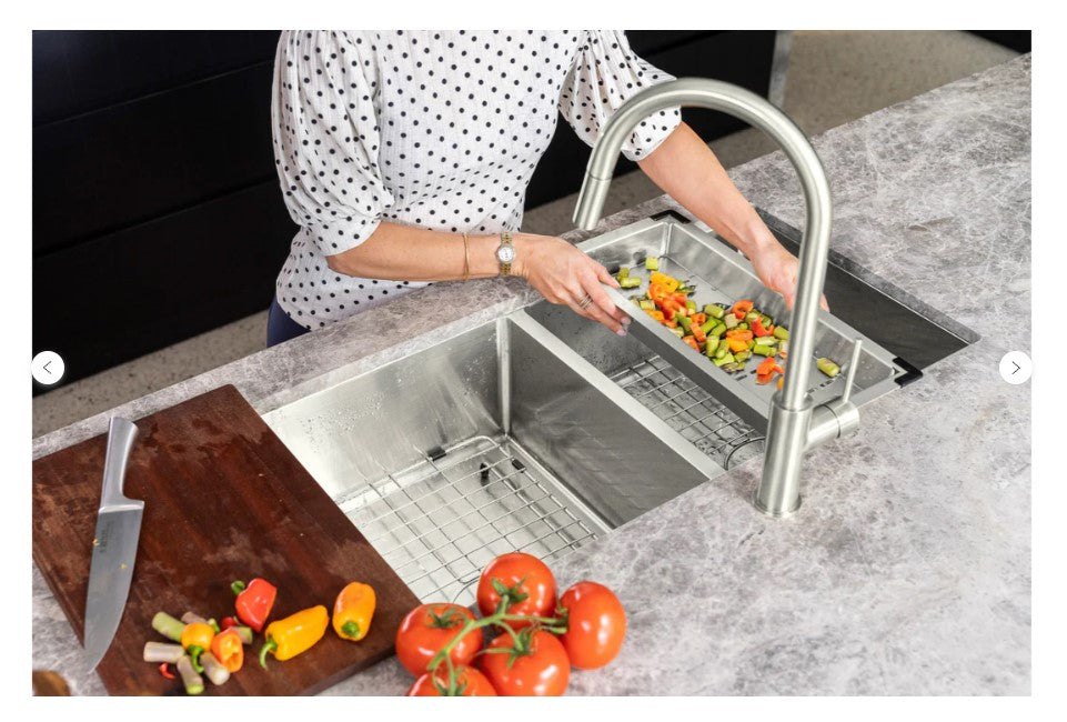 Meir Lavello Kitchen Sink Colander - 3 Colour Finishes