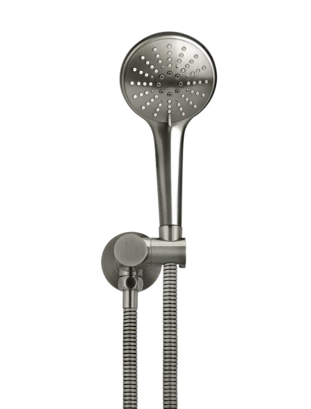 Meir Round 3-Function Hand Shower on Swivel Bracket - Various Colour Finishes